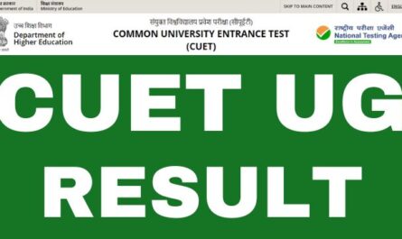CUET 2022 result declared Today