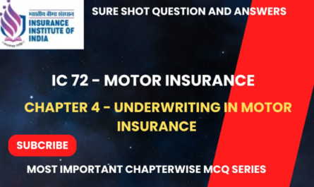underwriting in motor insurance